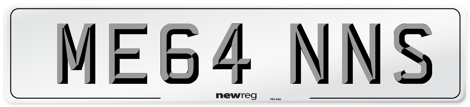 ME64 NNS Number Plate from New Reg